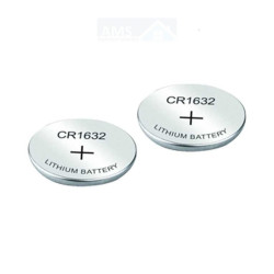 2 PILES CR1632 - POUR POIGNEE SANS FIL TYPE TBORFBATT