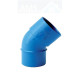 Coudes MF 45° BLEU Ø 50
