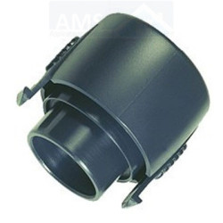 Embout de flexible ALLAWAY noir avec bague métallique – Prises Standard et Optima