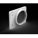 Prise murale VAC-HAUS blanche – Réseau PVC Ø160 mm