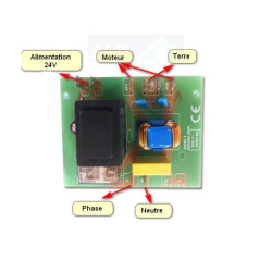 Carte électronique universelle 1 moteur pour aspirateur centralisé