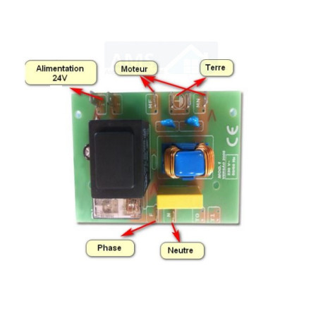 Carte électronique universelle 1 moteur pour aspirateur centralisé